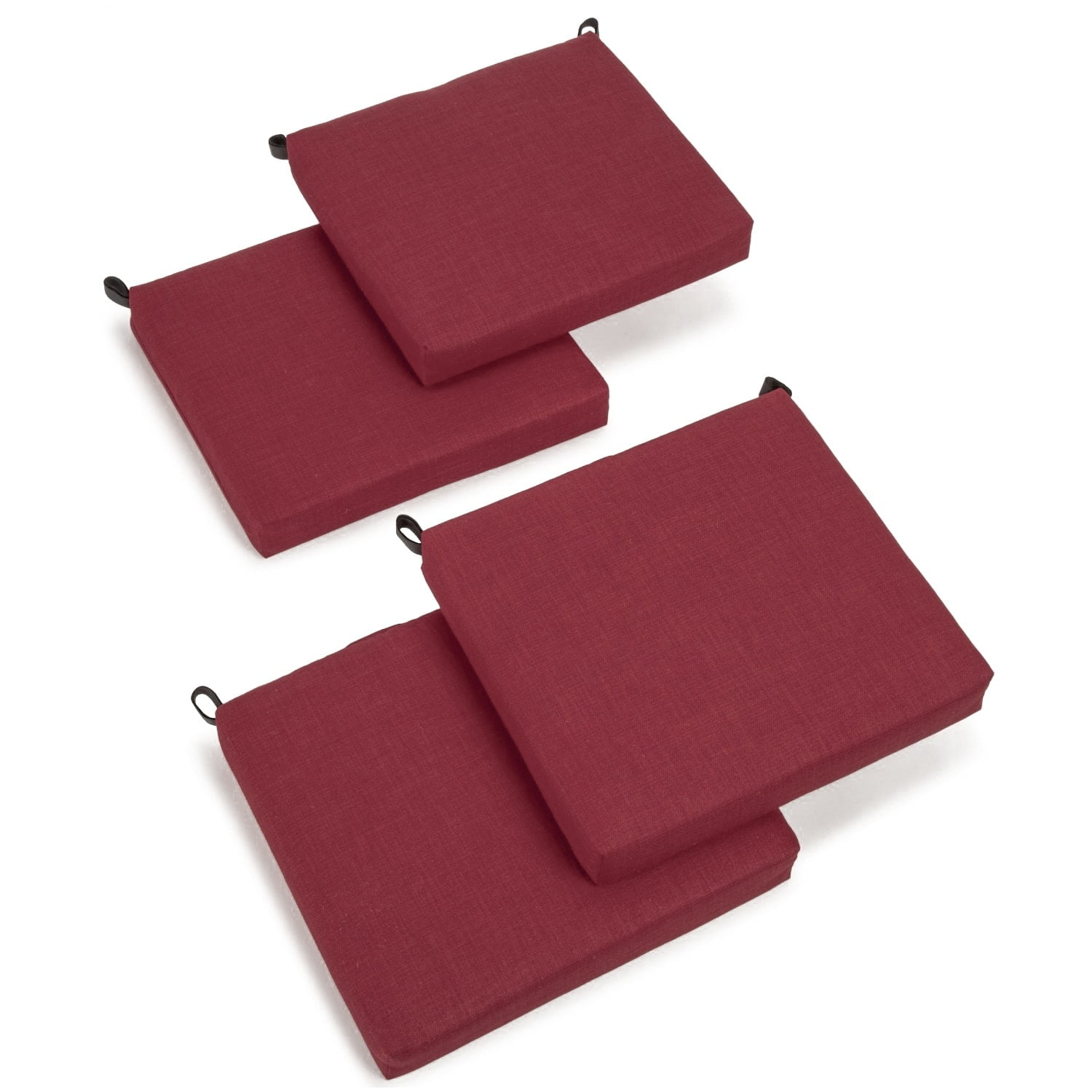 Blazing Needles 20inch Indoor/Outdoor Chair Cushion (Set of 4)