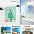 thumbnail image 2 of GZHJMY Cute Christmas Cactus with Colors Light Presents Snowflake Soft Highly Absorbent Guest Hand Towel for Bathroom, Hotel, Gym and Spa (16 x 30 Inches), 2 of 4