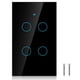 thumbnail image 2 of Pantalla Táctil WiFi, Círculo Para Interruptor Inteligente De 4 Grupo De Interruptor único 4 CA 95-250 V, 2 of 7