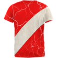 thumbnail image 2 of Diver Down Distressed Weathered Flag All Over Mens T Shirt Multi MD, 2 of 2