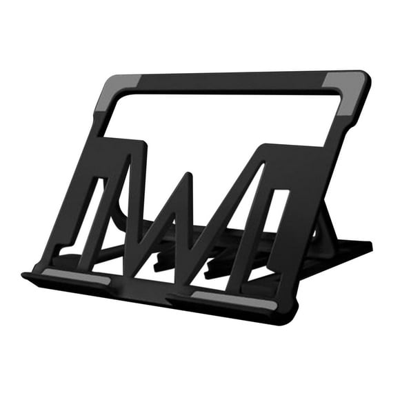 Accesorios plegables de aluminio ajustables del soporte del ordenador portátil para las superficies pulidas del escritorio Negro jinwen soporte para laptop