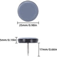 thumbnail image 2 of Deslizadores para muebles pesados ​​Deslizadores redondos de teflón autoadhesivos con tornillos antivibración Almohadillas deslizantes para muebles Patín súper deslizante azul/negro (16 piez, 2 of 4