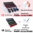thumbnail image 3 of Organizer ALUYUYO para esmaltes de uñas y gafas de sol acrílicos de 7 niveles, 3 of 7