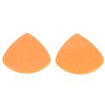 thumbnail image 3 of Yeacher 5pcs Triangle Shape Guitar Pick Plectrum 3pcs in Black 2pcs in Orange, 3 of 5