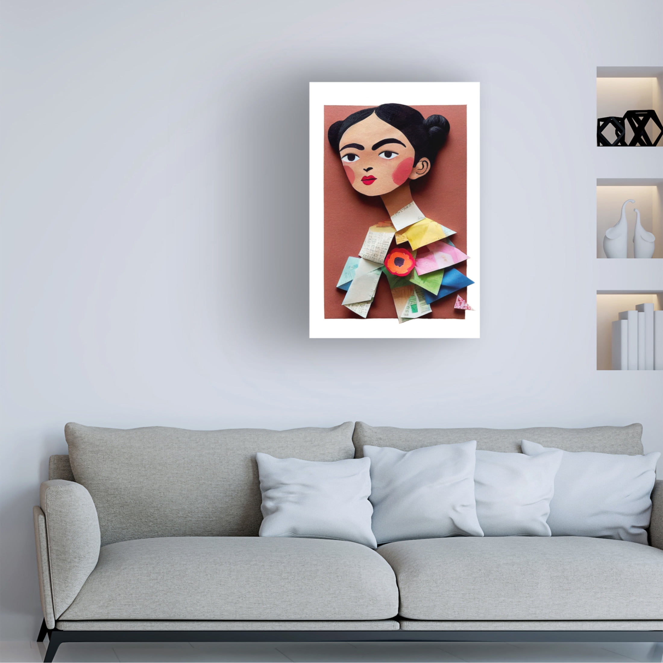 Trademark Fine Art Treechild   Frida (Paper Version) Canvas Wall Art