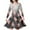 Grey, variant on Christmas Dress Crew Neck A-Line Long Sleeve Winter Dresses Girls Outfits Casual Dresses for Girls 4-5 Years