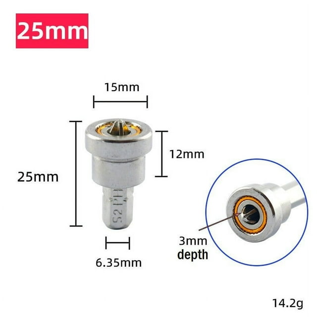 MYG NEW with Magnetic Ring Positioning Screwdriver Bits Woodworking Screw Hex Shank