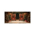 thumbnail image 2 of Christmas Garage Door Cover, Large Christmas Banner Backdrop Decorations Hanging Door Photography Decor for Indoor Outdoor House Patio Lawn Party Background,Reindeer Santa Claus,13x6FT D, 2 of 6