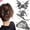 A, variant on Qocolcyl 3 PACK Gothic Halloween Hair Claw Clips, Bat Wing Spider Skeleton Hand Metal Large Hair Clips for Women, Spooky Punk Non-Slip Hair Barrettes for Halloween Party Daily Hairstyle Decor
