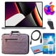 thumbnail image 1 of Computadora portátil Apple MacBook Pro de 16" reacondicionada (M1 Pro, CPU de 10 núcleos, GPU de 16 núcleos, 16 GB de RAM) (2021, SSD de 512 GB, gris espacial) (MK183LL/A) Paquete con bolsa morada, 1 of 7
