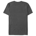 thumbnail image 2 of Men's Batman Logo Retro Caped Crusader Graphic Tee Charcoal Heather Small, 2 of 4