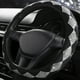 thumbnail image 4 of Funda de volante de verano con diamantes de imitación para mujer, protector brillante para volante de coche, ajuste universal, fundas para volante de 14 a 15 pulgadas., 4 of 9