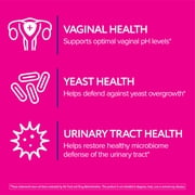Florajen Women's Vaginal Probiotic, Triple Action for pH Balance & Comfort, 30 Count