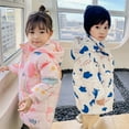 thumbnail image 5 of Esaierr Kids Baby Boys Girls Winter Puffer Hoods Cotton Coats Cute Cartoon down Cotton Jacket 1-10Y Toddler Autumn Winter Puffer Outwear Cotton Coat, 5 of 9