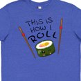 thumbnail image 4 of Inktastic This is How I Roll- Cute Sushi Youth T-Shirt, 4 of 5