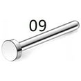 thumbnail image 4 of VONTER Nose Rings Studs L Shape Nose Screw Surgical Stainless Steel Nose Rings Hoop Diamond Heart Hypoallergenic Nostril Nose Piercing Jewelry for Women Men Silver Rose Gold Black Rainbow 21 PCS, 4 of 11