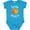 Turquoise, variant on Inktastic Little Peach Cute Heart Shaped Peach Boys or Girls Baby Bodysuit