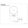 thumbnail image 2 of Kingston Brass EV3103 Park Vitreous China Vessel Sink, 2 of 3