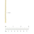 thumbnail image 3 of Honey Crush Real 14K Yellow Gold Polished Hollow Rolo Chain (3.75mm, 18in), 3 of 7