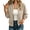 Khaki, variant on Womens Bomber Jacket 2026 Casual Stand Collar Zip Up Lightweight Coats Fall Outerwear Outfits with Pockets Blue 2XL