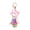 Purple, variant on Colorful Cute Macaroon Eiffel Tower Keychain Keyring Bag Pendant Car Charm Decoration (Blue) - 4.72 inches / 12 cm