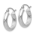 thumbnail image 2 of FB Jewels 14k White Gold Hoop Earrings, 2 of 4