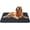 Dark Gray, variant on Large Dog Bed Soft Crate Pad Mat 42 in Non-Slip Washable Pet Sleeping Mattress Dark Gray