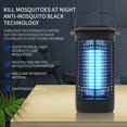 thumbnail image 5 of 2 in 1 Outdoor Mosquito Killer Camping Light with Hook (US Standard), Portable and Effective USB Rechargeable Mosquito Killer IPX6 Waterproof, Suitable for Indoor Balcony Garden Hiking, 5 of 5