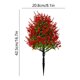 thumbnail image 3 of Estacas de helecho artificial para el suelo, plantas de follaje sintético para la decoración de jardines, patios y exteriores | Arbustos artificiales realistas para parterres, caminos y césped, 3 of 6