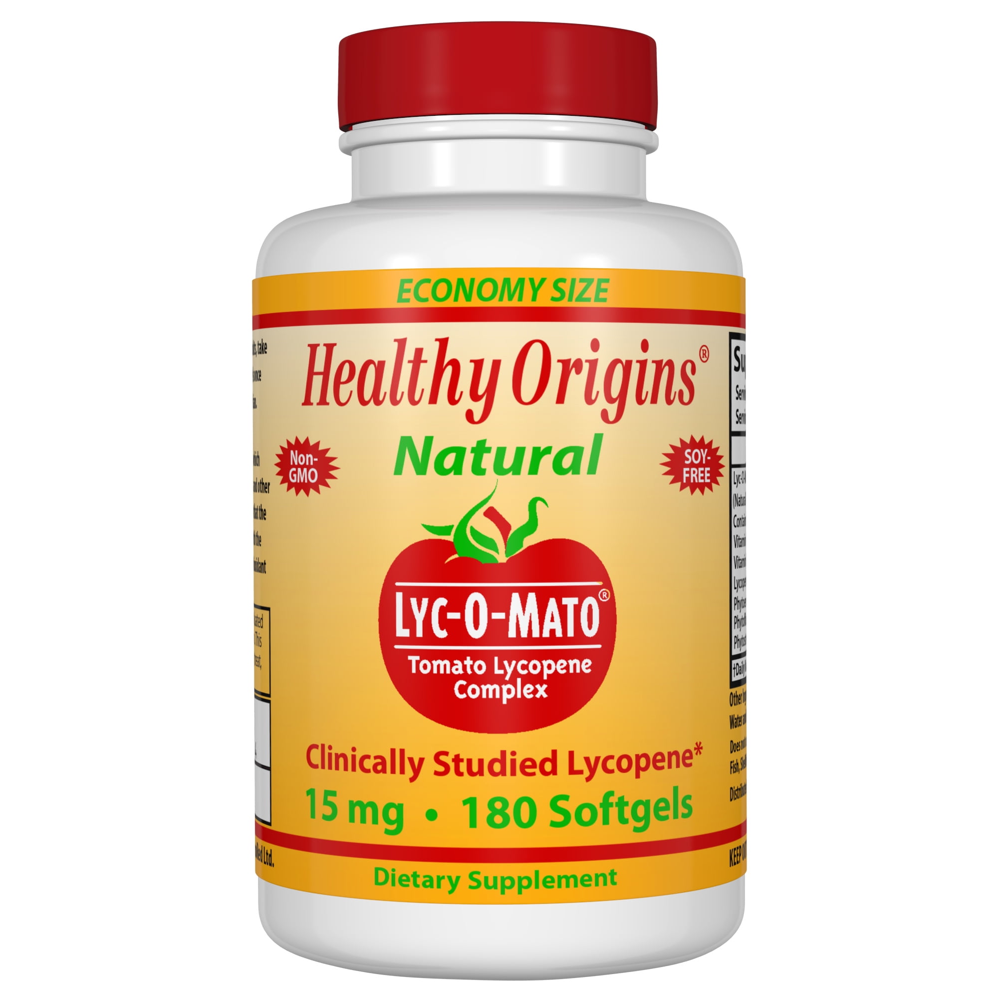 Healthy Origins Lycopene 15 mg 180 Softgels