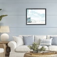 thumbnail image 3 of Stupell Industries Rustic Lodge Blue Beach Station Black Floating Frame Canvas Art, 21 x 17, by Kim Curinga, 3 of 8