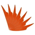 thumbnail image 1 of Uxcell Arrow Vanes, Turkey Feather Fletching Shield Cut Archery Fletch Right Wing Orange, 1 of 5