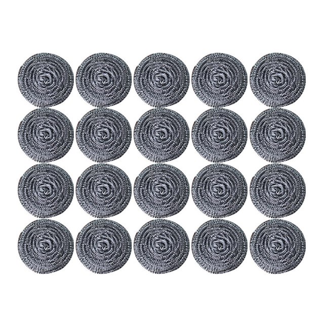 Moyic Cepillo de limpieza de 20 piezas, bola de alambre, accesorios para el hogar a prueba de herrumbre, platos atrapamanchas multiusos, estropajo de Suministros de limpieza para el hogar Moyic HA067820-01