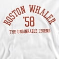 thumbnail image 2 of Boston Whaler Boston Collegiate Red Unisex Adult Crewneck Sweatshirt, White, 3X-Large, 2 of 4