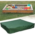 thumbnail image 1 of Drawstring Sandbox Cover, Square Dustproof, Beach Sand Cover, Waterproof, Green (150150cm), 1 of 4