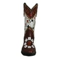 thumbnail image 5 of Rustic Western Gambler Casino Poker Cards Dice Cowboy Boot Vase Planter Figurine, 5 of 10
