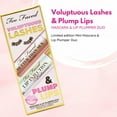 thumbnail image 4 of Too Faced Voluptuous Lashes and Plump Lips Mascara and Lip Duo Mini Makeup Gift Travel Size Set:: Better Than Sex Mascara for Volumizing Lashes, Lip Injection Extreme Lip Gloss Plumper,, 4 of 5