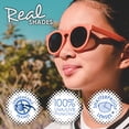 thumbnail image 6 of Real Shades Kids Chill Unbreakable UV Protection Fashion Sunglasses, Canyon Red, Big Girl or Boy Age 7+, 6 of 8