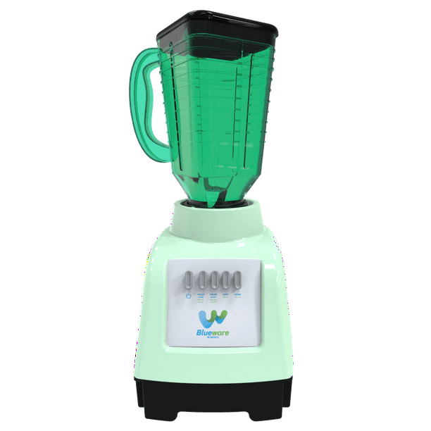 Licuadora Blueware 400 Watts Verde Menta Vaso de Plastico 1.25 lts