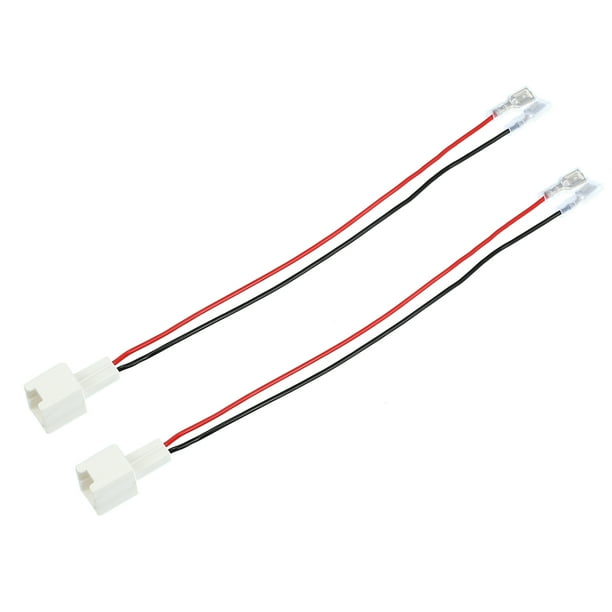 2uds Coche Altavoz Conector Cable Arnés Adaptadores