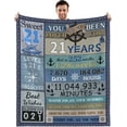 thumbnail image 1 of LHSHID Best Gifts for 18th Year Old Boys Blanket Flannel Soft and Comfortable Anti static Bed Sofa Blanket 30x40in, 1 of 6