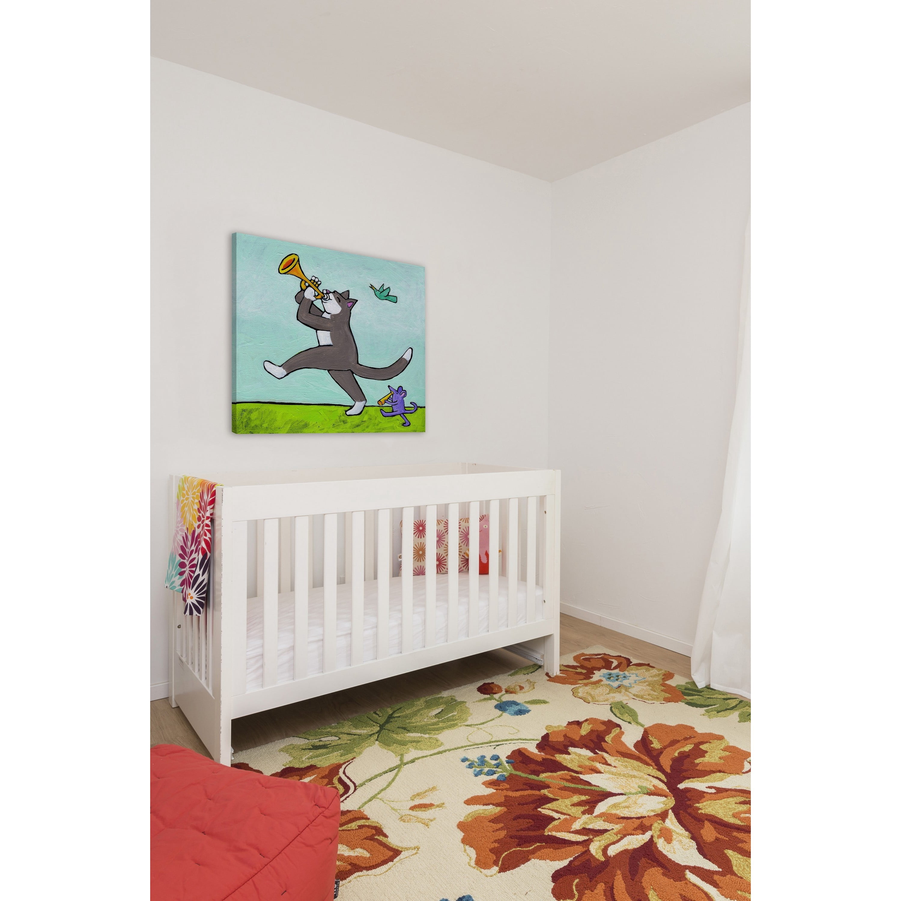 Marmont Hill "Leader of the Cat Pack" by Janet Nelson Painting Print on Wrapped Canvas