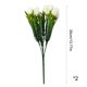 thumbnail image 3 of Tulipanes artificiales de imitación – Ramo de orquídeas artificiales de 6 ramas para decoración del hogar, follaje de plástico que no requiere mantenimiento para el alféizar de la ventana, el d, 3 of 6