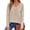 1 White Brown Floral, variant on Fantaslook Womens Tops Dressy Casual Pleated Blouses V Neck Long Sleeve Shirts Fall Tunic Tops