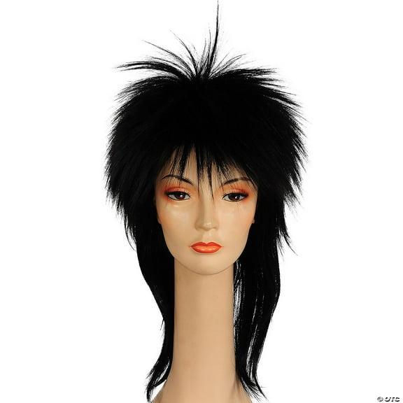 Lacey Wigs LW306BK Punk Fright Wig, Black