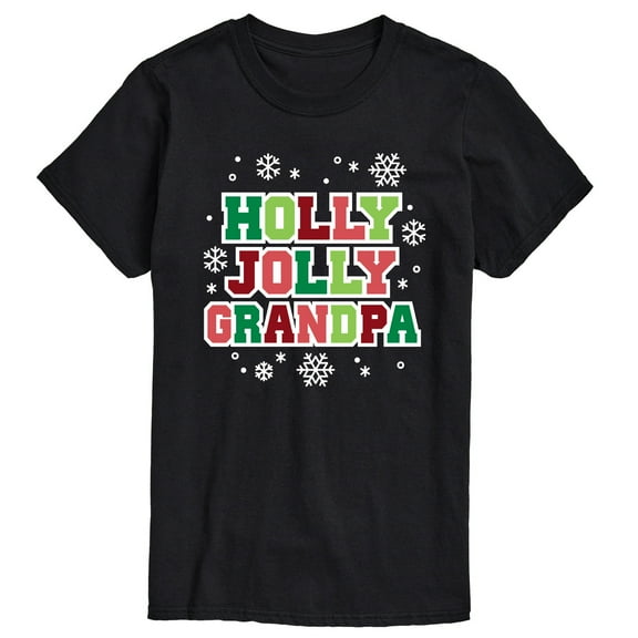 Instant Message - Holly Jolly Grandpa - Men's Short Sleeve Graphic T-Shirt