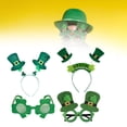 thumbnail image 2 of 4x ST Day Gafas Diadema perfecl Accesorios para Disfraces Suministros para fiestas unisex festival, 2 of 7