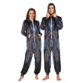 thumbnail image 3 of IAUYY Unisex Adult Onesie Pajamas Ultra-Soft Crystal-Soft Fabric, Halloween Adult Onesie Pajamas Adults,With a Zipper Plus Size Onesie Pajamas, Symmetrical and Repetitive, 3 of 7