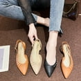 thumbnail image 4 of Womens Fashion Pumps Shoes Pointed Toe Casual Slip On Shoes Block Heeled High Heels for Women, 4 of 7