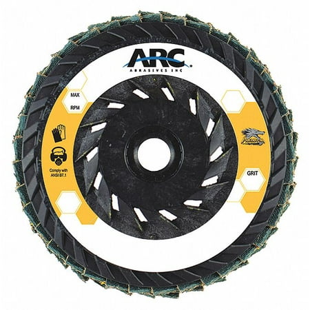 

Arc Abrasives Flap Disc 40 Grit Type 29 4-1/2 in. dia. 71-10914AP
